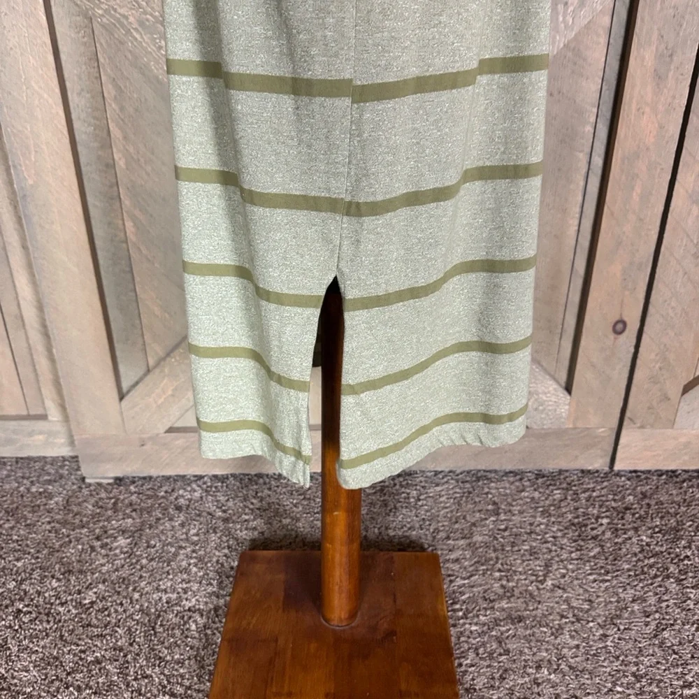 Free People / FP Beach Like a Bird green stripe midi dress Size Small - Picture 7 of 12